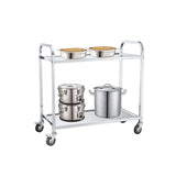 Two-storey square tube food cart