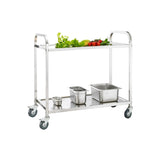 Two-storey square tube food cart