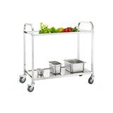 Two-storey square tube food cart
