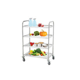 Four-storey round tube food cart