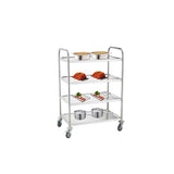 Four-storey round tube food cart