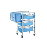 Round pipe straight-foot collection vehicle