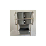 Round pipe straight-foot collection vehicle
