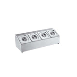 4-compartment single-column plate box