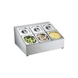 6-compartment double-column tray