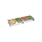 Stainless steel serving plate box