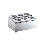 6-compartment tableware box with handle
