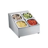 4-compartment double-column tray