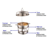 Circular hanging lid dining stove