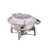 Circular visible dining stove