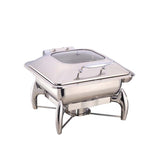 Stainless steel dining stove with base
