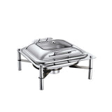 Stainless steel dining stove with base