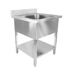 Stainless steel washbasin